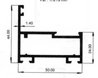 alumunium Curtain Wall-Curtain Wall Group 2438 - 2501
